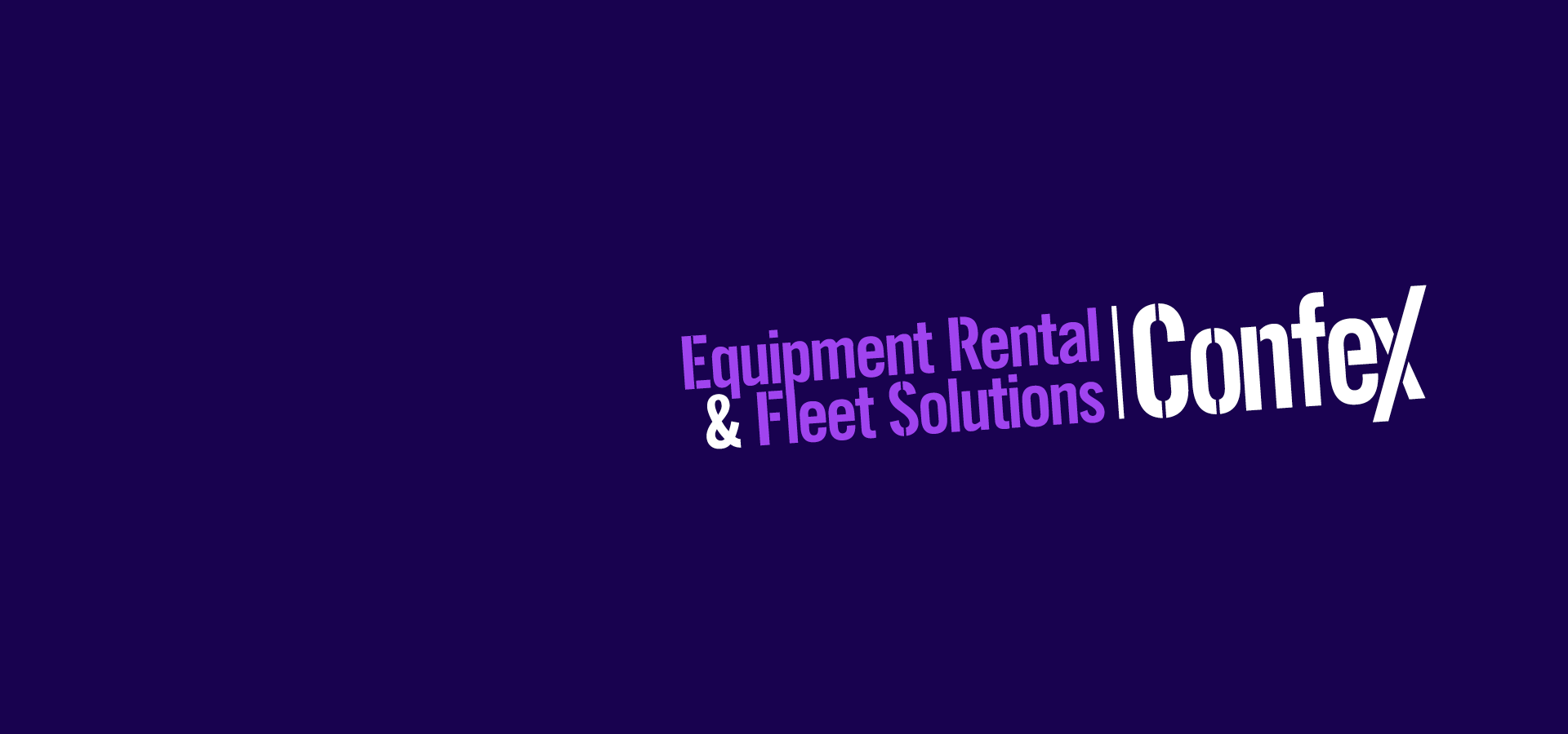 Equipment Rental & Fleet Solutions ConfeX